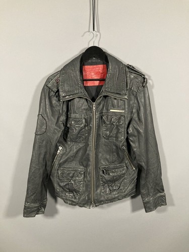 Superdry leather bomber - bomber, jacket