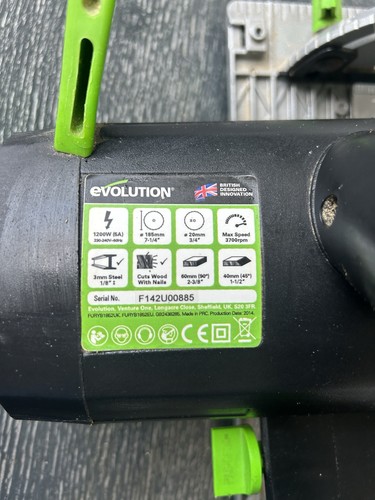 Evolution fury 185x20mm 16t - evolution,