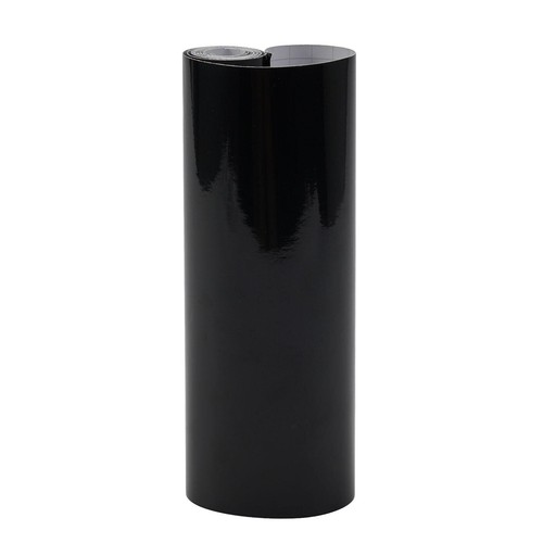 Gloss black sun strip - black,