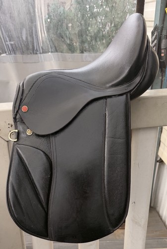 Black pony saddle size - black,