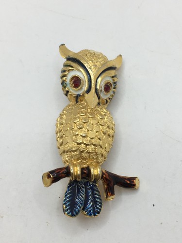 Vintage owl pin - vintage,