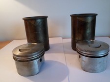 1981 Ducati Bevel Twin MHR Pistons and Cylinder Head Liners & Cotter Pins.