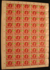 D. Reich, Adolf Hitler, No. 847 with Plate Error 847 f12, f38, f39 in Sheet **