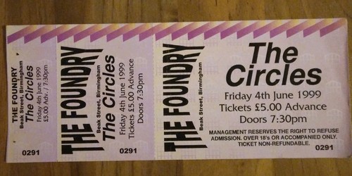 The circles unused gig concert - the,