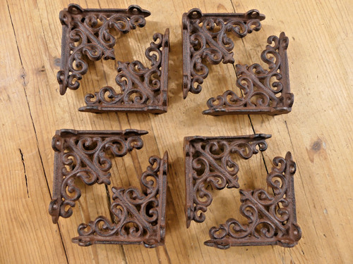 Small shelf brackets fleur - small,
