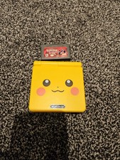 Gameboy Advance Sp Pokemon Pikachu Edition With Game AGS 001