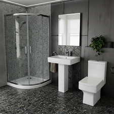 Chrome Quadrant Shower