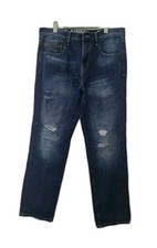 Mantaray Denim Jeans 36W Blue Ripped Distressed 36R 31" Leg