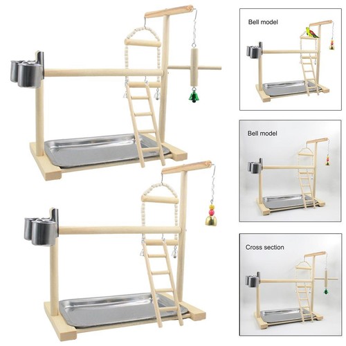 1pc parrot play stand wood - parrot,