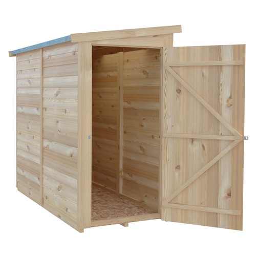 6x3 pent garden shed wooden - garden,