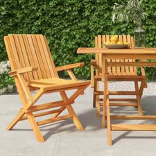 Folding Garden Chairs 2 pcs 61x67x90 cm Solid Wood Teak vidaXL