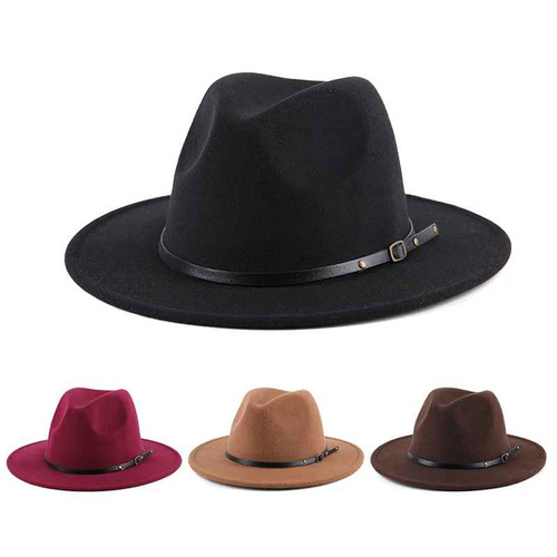 Retro fedora hat - hat, wide