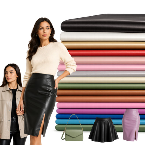 Faux leather fabric - faux,