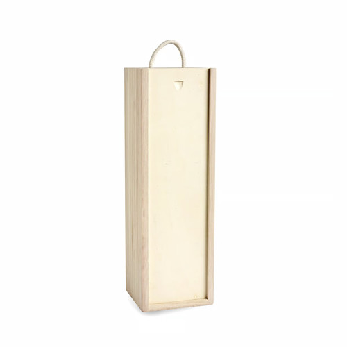 Wooden wine bottle - wine, box