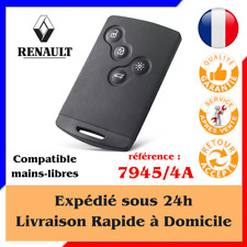 ✅Renault CLIO 4 blank key card and code CAPTURE - key with electronics "NEW