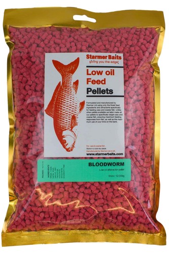 Bloodworm low oil - feed, pellets