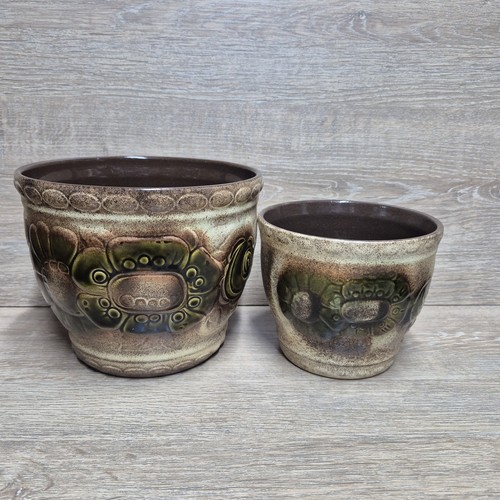 West german beige pot planter - pot,
