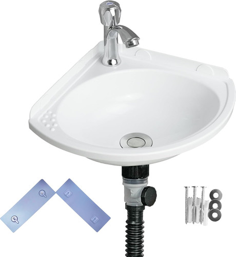 Small bathroom sink wall - small,