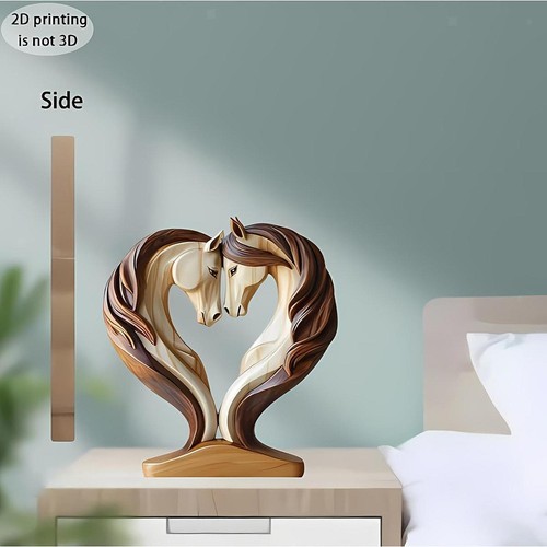 Decorative horse statue loving - statue,