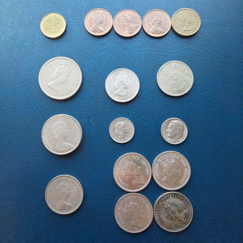 Old foreign coins - foreign, set