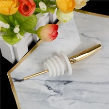 practical stainless steel wine olive oil pourer dispenser spout kitchen toQm