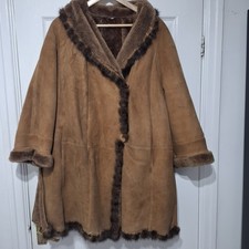 Vintage Suede and mink fur