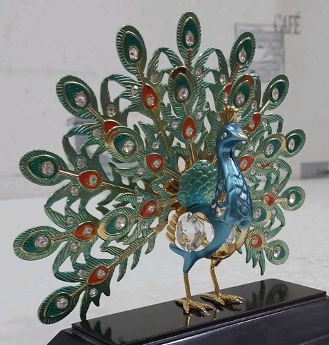 Peacock vintage figurine
