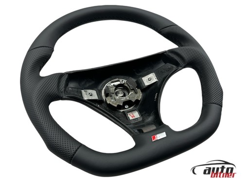 Tuning steering wheel leather