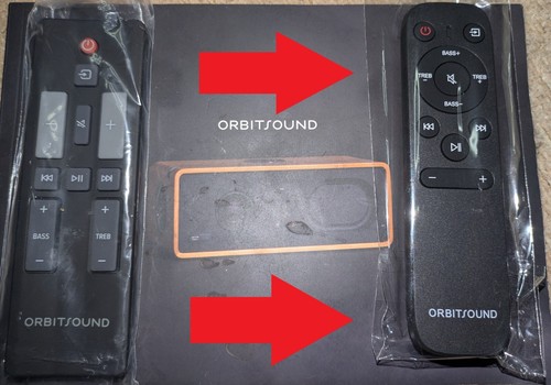 Orbitsound remote black - orbitsound,