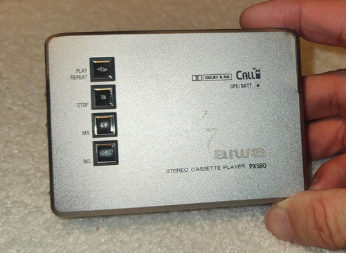 Aiwa px580 silver working - aiwa,