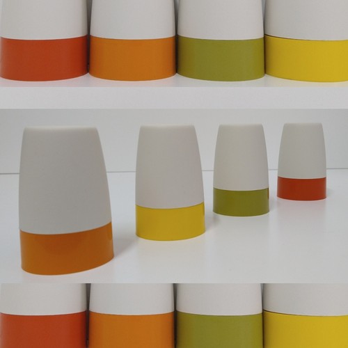 Retro tuppaware egg cups - tuppaware,