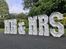Large 4ft Light Up letters MR