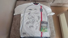 England Rare Signed Football