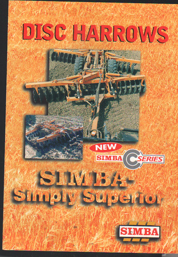 Simba series disc harrows - "c,