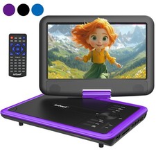 ieGeek 11.5" Portable DVD Player with Swivel Screen 6 Hours Battery Region Free