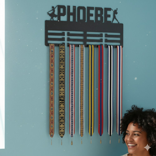 Personalised medal holder - medal,