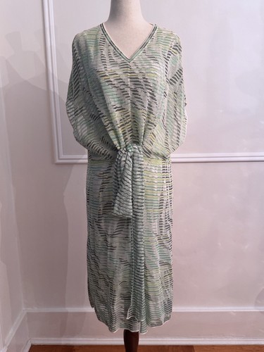 Missoni green zigzag knit - m,