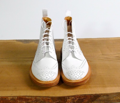 Trickers men white aniline - trickers,