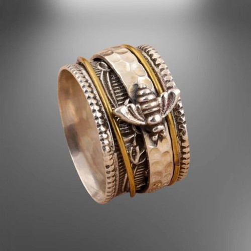 Honey bee ring 925 - bee,