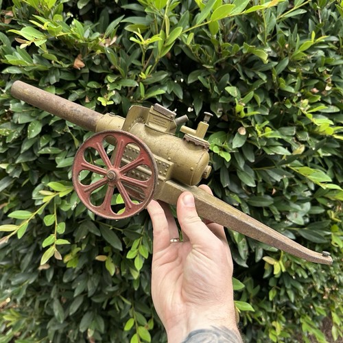 Vintage antique toy cannon - vintage,