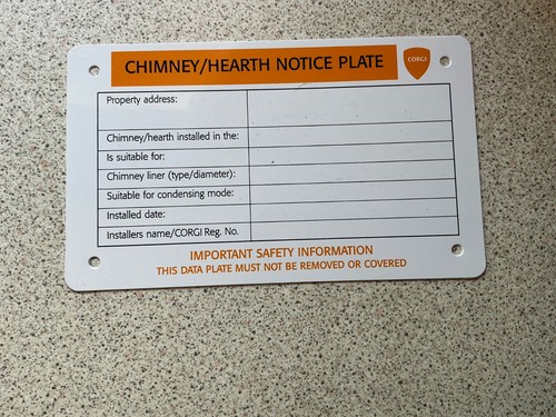 Data notice plate - notice,