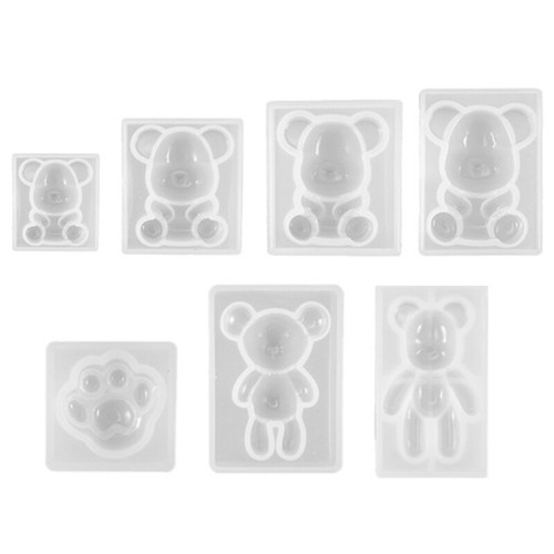 Pcs set teddy bear keychain - 7,