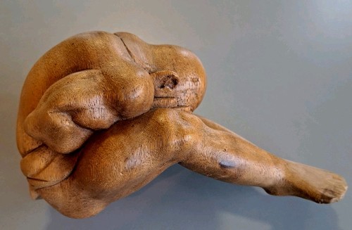 Vintage carved wooden - carved,