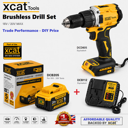 Dcd805 type brushless - brushless, drill