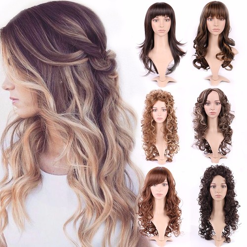 Ladies long black - black, blonde