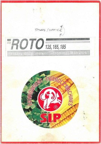 Roto drum mower 135 - roto,