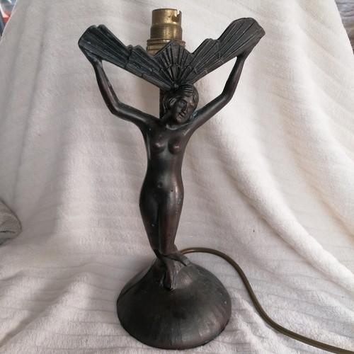 Art deco nude winged lady - nude,