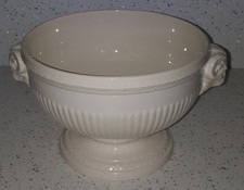 Wedgwood EDME Serving Footed Fruit Bowl Rams Head Planter creamware Queens Ware