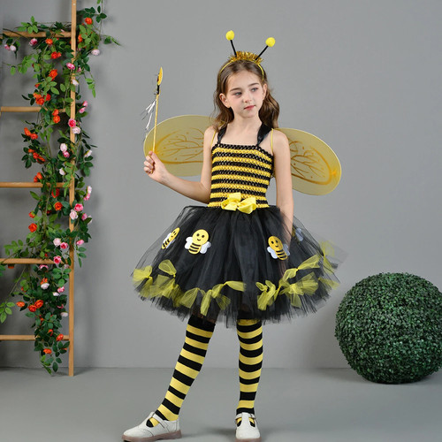 4pcs kids girls bee cosplay - bee,