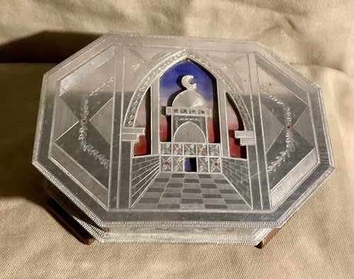 Wwii aluminum trench art box - aluminum,